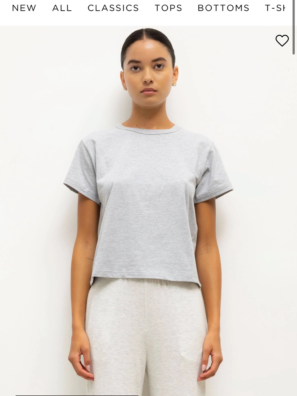 Leset Margo T shirt gray S